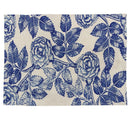 Blue and White China Style Cotton Linen Insulation Placemats Place Pad(styl