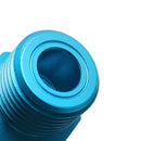 Adapter Converts CO2 Tank to Standard G1/2/CGA320 Male Fitting & TR21-4 Female Fitting Blue