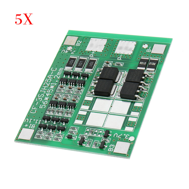 5pcs DC 12V 12A Three String Battery Protection Board Panels Solar Street Lights