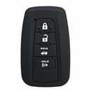 4 Buttons Silicone Car Key Remote Case/bag Cover Holder for Toyota Camry Hybrid Prius 2017-2018