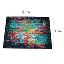 7x5FT Graffiti Brick Wall Photo Backdrop Photography Background Studio Prop I9M3