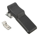 Flexible Door Draw Latch Lock 3.8 inch Replacement Soft Rubber Black Over-C