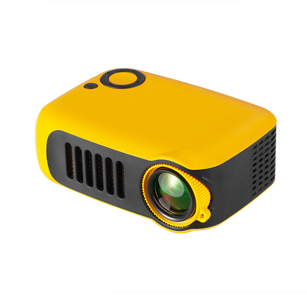TRANSJEE A2000 Projector 800 Lumens 1000:1 Contrast Ratio 320*240P Native Resolution  Supported 1080P 23 Languages Home Theater Video Projector