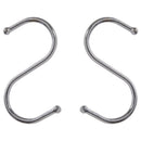 10 pcs S steel Hooks Kitchen Meat Pan Utensil Clothes Hanger Hanging Garden P2Y7