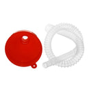 Motorcycle Funnel w/ Soft Pipe Pour Fuel Oil Petrol Vehicle Car Van Red Plastic