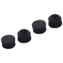 Blanking End Caps Round Tube Insert Cover 19mm Dia 20 Pcs Black C1G5