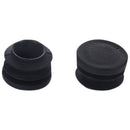 Blanking End Caps Round Tube Insert Cover 19mm Dia 20 Pcs Black C1G5