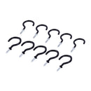 2.7" Cup Mug Hooks Shouldered stainless steel Screw-in plastic coated Hangi T5H3