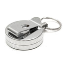 2 pcs Fly Fishing Retractable Zinger Reel Cord Retractor Stainless Steel Cl