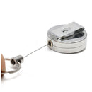 2 pcs Fly Fishing Retractable Zinger Reel Cord Retractor Stainless Steel Cl