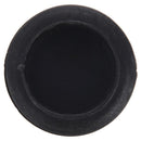21.5mm x 35mm Black Plastic Blanking End Caps Round Tube Insert Bung 4 Pcs W7Q6