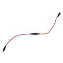 10pcs 5x20mm AGC Fuse Holder Case In-line Screw Type With 22AWG Wire Cable S3F7