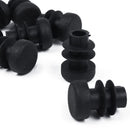 10 Pcs Black Plastic 12mm Pipe End Blanking Caps Bung Tube Tubing Insert Ro T9P3