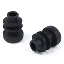 10 Pcs Black Plastic 12mm Pipe End Blanking Caps Bung Tube Tubing Insert Ro T9P3