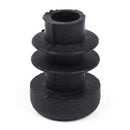 10 Pcs Black Plastic 12mm Pipe End Blanking Caps Bung Tube Tubing Insert Ro T9P3