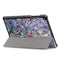 Tri-Fold Pringting Tablet Case Cover for Samsung Galaxy Tab S5E SM-T7290 SM-T725 Tablet - Tree Leaves