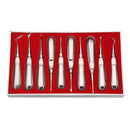 10Pcs Stainless Steel Dental Root Elevator Autoclavable for Dentist Tooth Extraction Dentel Tools kit