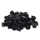 60 Pcs Universal TapeRed Black Rubber Feet Bumper Pad Washer 15mmx10mm J6K9