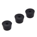 60 Pcs Universal TapeRed Black Rubber Feet Bumper Pad Washer 15mmx10mm J6K9