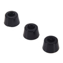 60 Pcs Universal TapeRed Black Rubber Feet Bumper Pad Washer 15mmx10mm J6K9