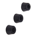 60 Pcs Universal TapeRed Black Rubber Feet Bumper Pad Washer 15mmx10mm J6K9