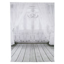 5X7ft Wood Grain Wall Floor Window Photography Backdrop Background Studio Props
