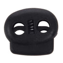 Plastic 5.5mm Dia Spring Loaded Tent Cord Lock Toggles 50pcs Black