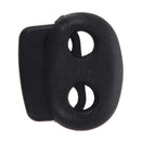Plastic 5.5mm Dia Spring Loaded Tent Cord Lock Toggles 50pcs Black C9Y9