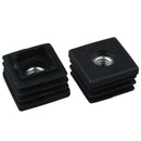 10 Sets 45mm Base Dia Adjustable Leveling Foot 25mmx25mm Square Tube Insert G8X5