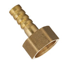 5 Pcs 1/2 inchPT Female Thread to 10mm Air Hose Barb Brass Straight Coupler Y8R6