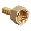 5 Pcs 1/2 inchPT Female Thread to 10mm Air Hose Barb Brass Straight Coupler Y8R6
