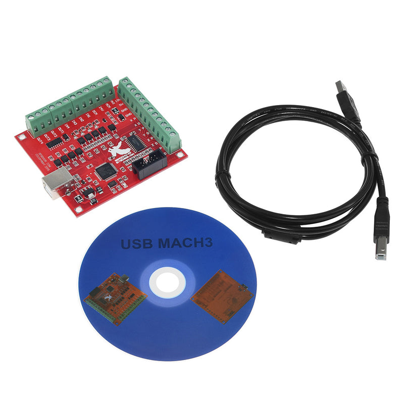 TWO TREES Super USB interface MACH3 100Khz Break out Board 4 Axis Interface Driver Motion Controller 3D Printer CNC Board