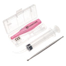 Tonsil Stone Remover Extractor Tools Stainless Steel Hot Electric Ear Spoon Luminous Earpick with 3 Heads +1 Syringe Package
