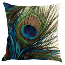 Decoration Pillow Watercolor Tree Linen Blend Throw Pillow Case Living Room X9E7
