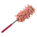 1PCS Retractable Chenille Feather Duster(pink)
