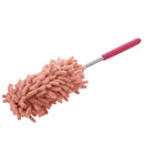 1PCS Retractable Chenille Feather Duster(pink)