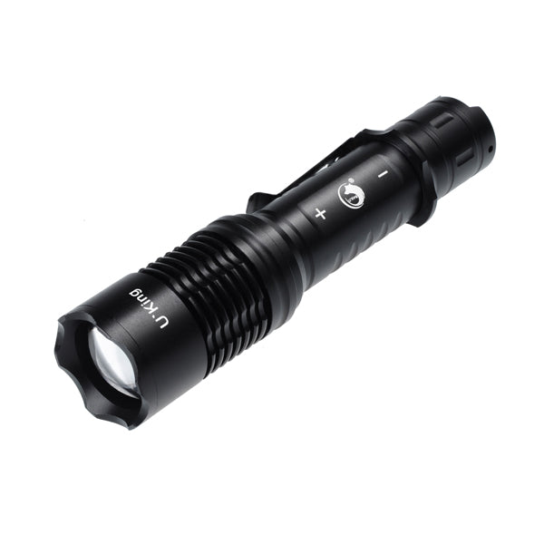U King ZQ-966 T6 1000LM 18650 Zoomable LED Flashlight
