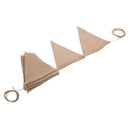 3.7M Rustic Jute Hessian Burlap Lace Bunting Shabby Chic Wedding Banner
