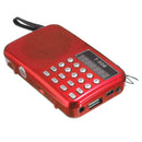 T508 Mini Portable LED Light Stereo FM Radio MP3 Music Player TF USB Speake W6S9