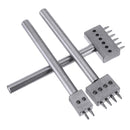 4/5/6mm Leather Chisel Craft Tools Hole Punch Stitching Punch Tool Set