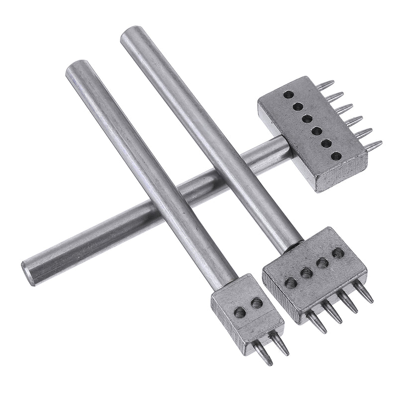 4/5/6mm Leather Chisel Craft Tools Hole Punch Stitching Punch Tool Set