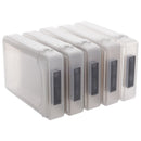 5pcs 3.5 inch IDE SATA HDD Hard Drive Disk Plastic Storage Box Case Enclosu