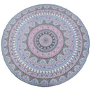 Round Print Bohemian Mandala Tapestry Wall Hanging Picnic Beach Towel Blank