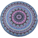 Round Print Bohemian Mandala Tapestry Wall Hanging Picnic Beach Towel Blank