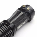 2Pcs Blue Color MECO Q5 500LM Multicolor Zoomable Mini LED Flashlight 14500/AA