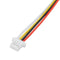 Excellway 20Pcs Mini Micro JST 1.0mm SH 4-Pin Connector Plug With Wires Cables 350mm