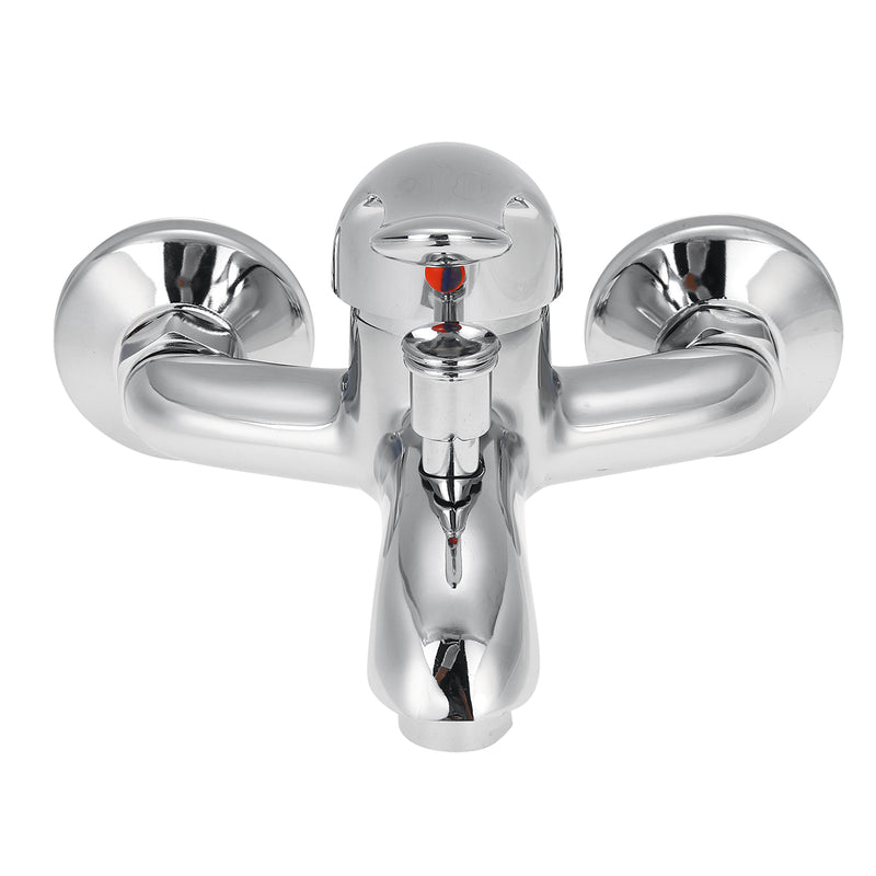 Triplet Faucet Wall Mounted Bathroom Bath Shower Basin Tap Water Mixer Stainless Steel