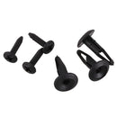 50 Pieces Upholstery Car Panel Retainer Fastener - Plastic Rivet for 4mm Ho A8X3