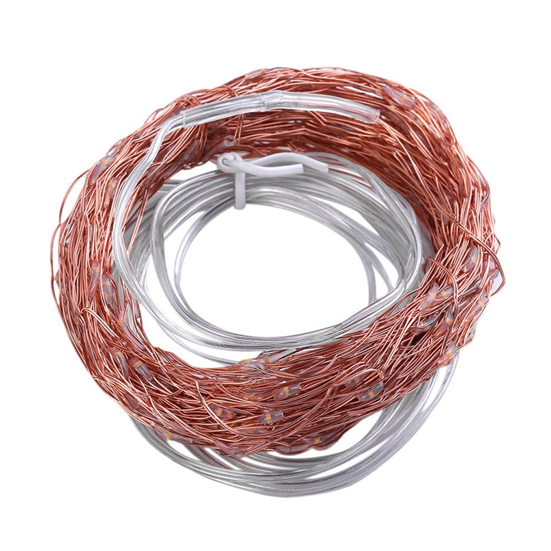200 LED Solar Powered Waterproof Copper Wire Outdoor String Fairy Light V2I6
