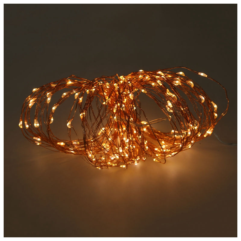 200 LED Solar Powered Waterproof Copper Wire Outdoor String Fairy Light V2I6